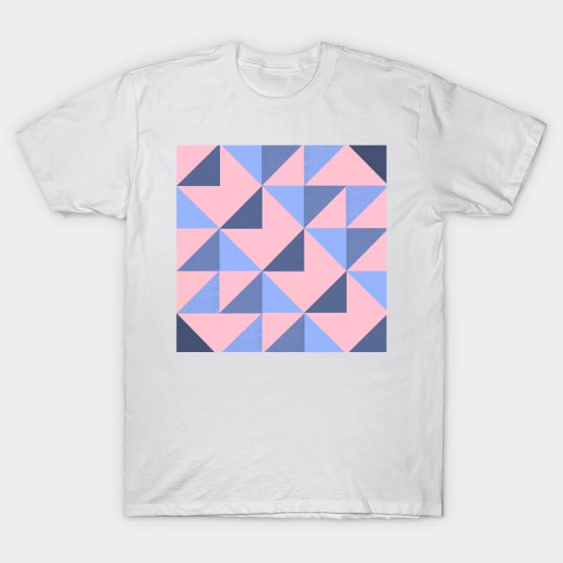 SIMPLE WOVEN PASTEL GEOMETRIC PATTERN T-Shirt by stephaniek